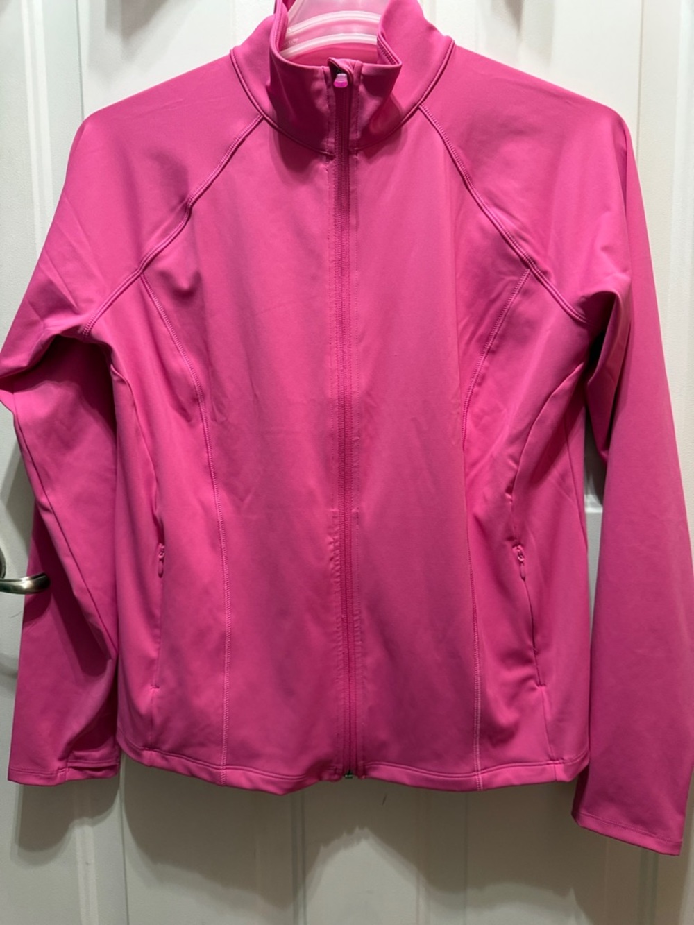 tek gear Ultrastretch Performance Athletic Jacket in Pink Ornament Size L